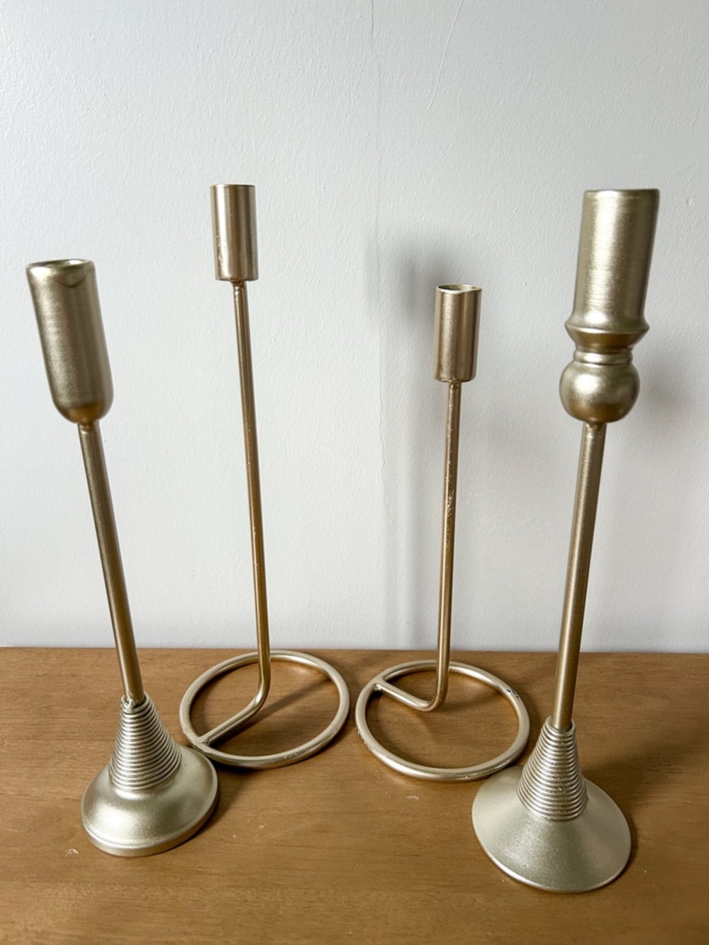 Candlesticks ~ Set of four